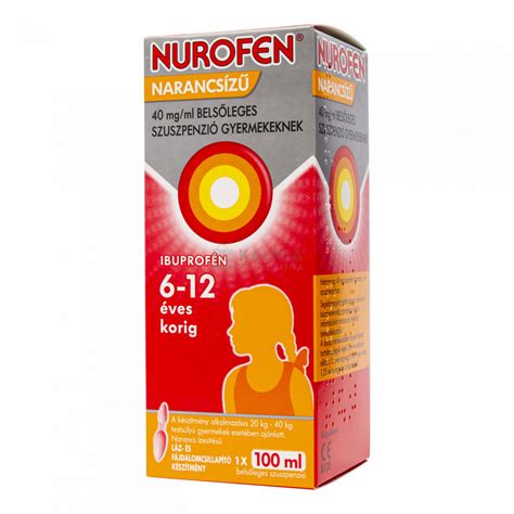 Gyermek lázmérő és Nurofen szirup