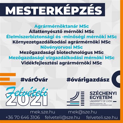 A Széchenyi István Egyetem Albert Kázmér Mosonmagyaróvári Kara