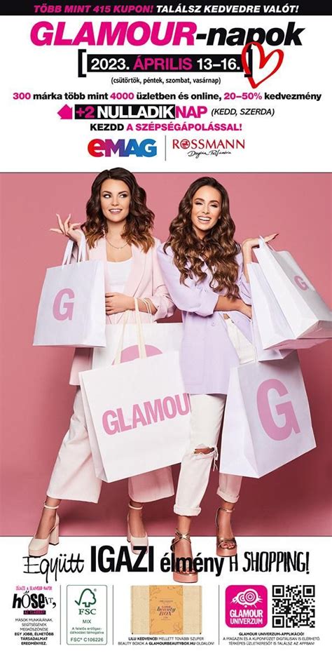 GLAMOUR-napok logó és akciós kupon