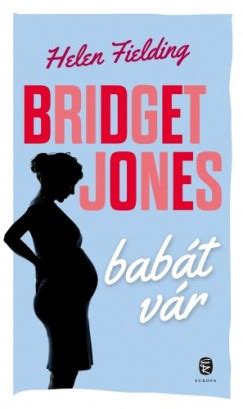 Bridget Jones babát vár könyvborító