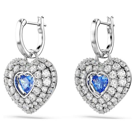 Ezüst és Swarovski fülbevalók babáknak