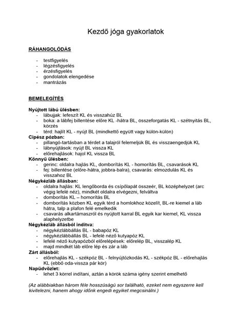 Jóga gyakorlatok kismamáknak