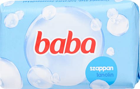 A Baba lanolinos szappan csomagolása
