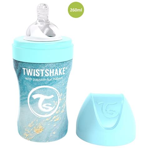 Twistshake Anti-Colic cumisüveg felépítése és Twistflow rendszer működése