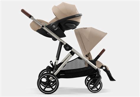 Cybex Gazelle S ikerbabakocsi két mózeskosárral