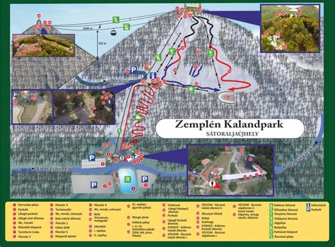 Térkép a Zemplén Kalandpark elhelyezkedéséről