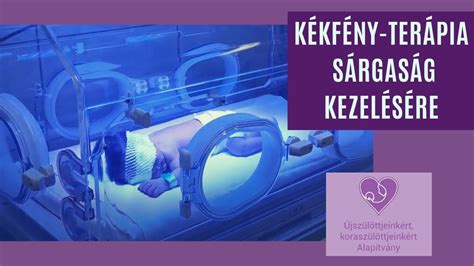 Kékfény terápia koraszülött babánál
