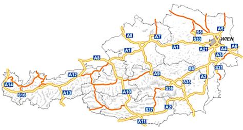 Osztrák autópálya matrica