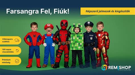 kisfiúk farsangi jelmezei