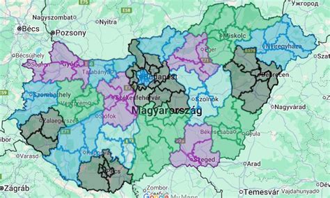 Móri védőnői körzetek térképe