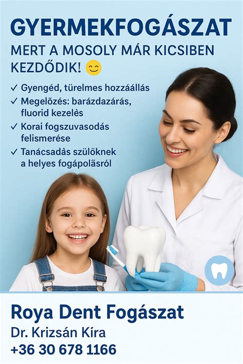 A gyermekfogászat fontossága és az első fogorvosi látogatás