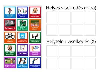 Helyes és helytelen hordozási pozíciók összehasonlítása