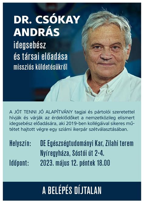 Dr. Csókay András és dr. Tóth Csaba Attila