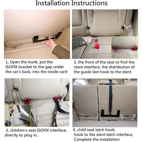 ISOFIX rögzítés illusztrációja