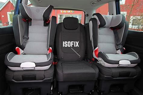 Illusztráció az ISOFIX rögzítéséről
