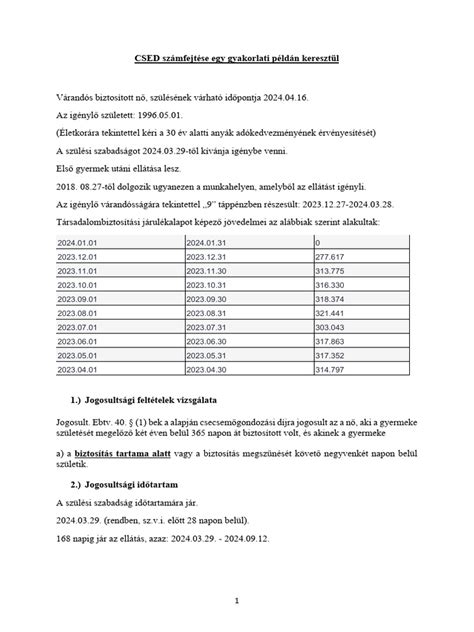 CSED igénylésének folyamata