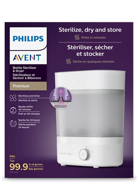 Philips Avent SCF293 sterilizáló működés közben