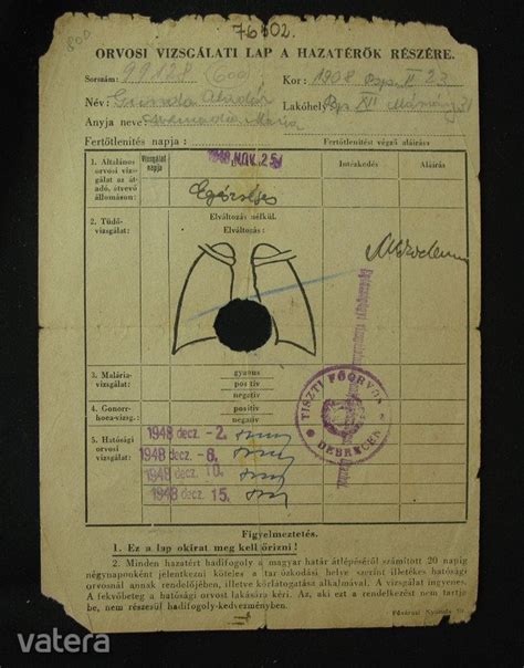 Naptár orvosi vizsgálati időpontokkal