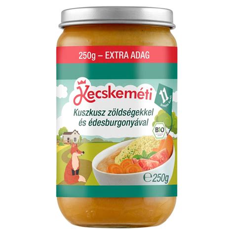 Kecskeméti bébiétel csirkehússal és zöldségekkel
