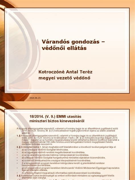 A védőnői gondozás folyamatábrája