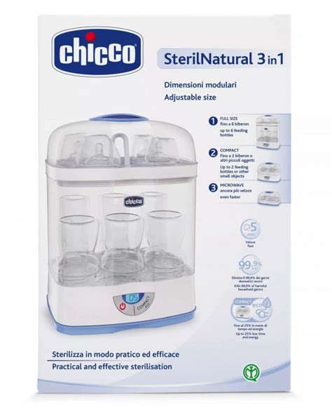 A Chicco SterilNatural 3in1 moduláris felépítése