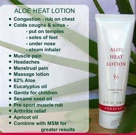 Aloe Heat Lotion összetevői