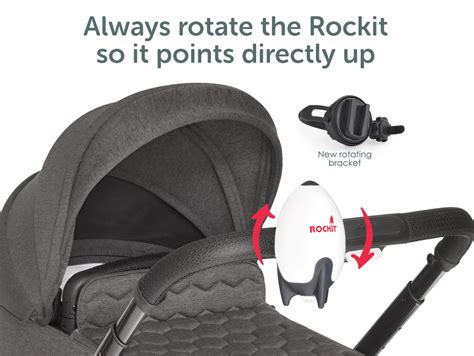 A Rockit Rocker babakocsi mozgató részletes ábrája funkciókkal