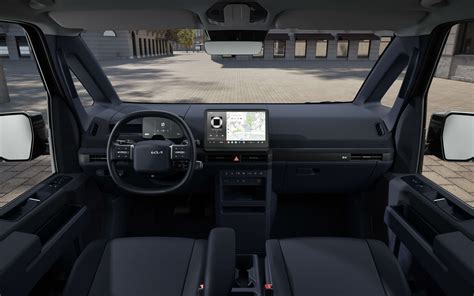 Kia PV5 Cargo belső elrendezése