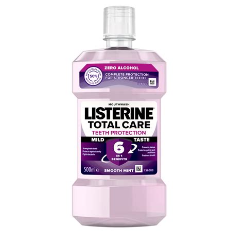 Különböző alkoholmentes Listerine termékek