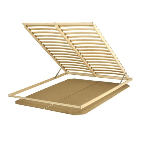 nyírfa lécekből álló ágyrács