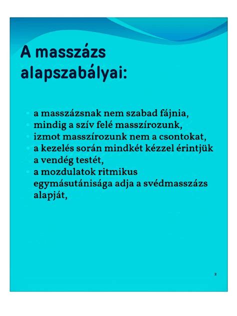 Masszázs típusok és technikák kismamáknak