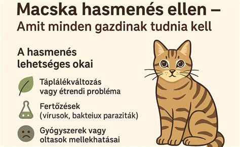 Macska hasmenés kezelése otthon