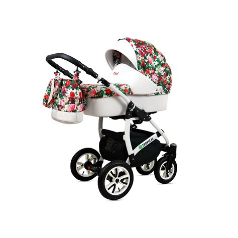 Djeco virágos babakocsi