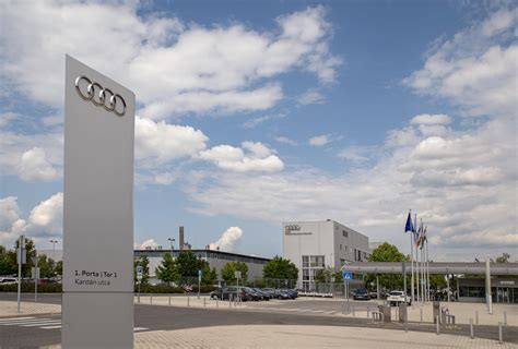 A győri Audi gyár méretének változása 1993-tól napjainkig