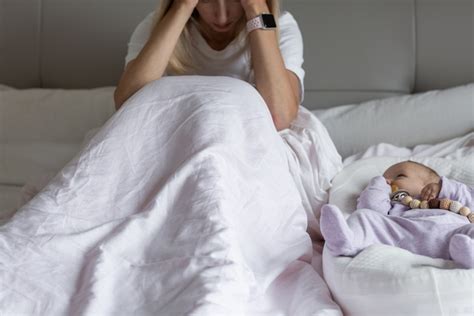 Szülés utáni depresszió illusztrációja