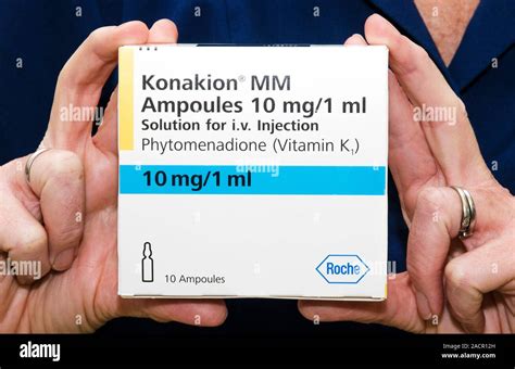 A Konakion ampulla felbontása és használata