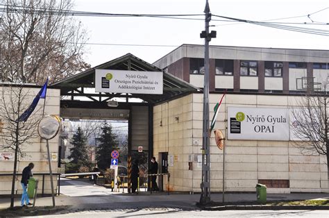 A Nyírő Gyula Kórház bejárata