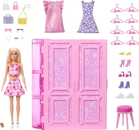 Barbie ruhatár egyedi szekrényben