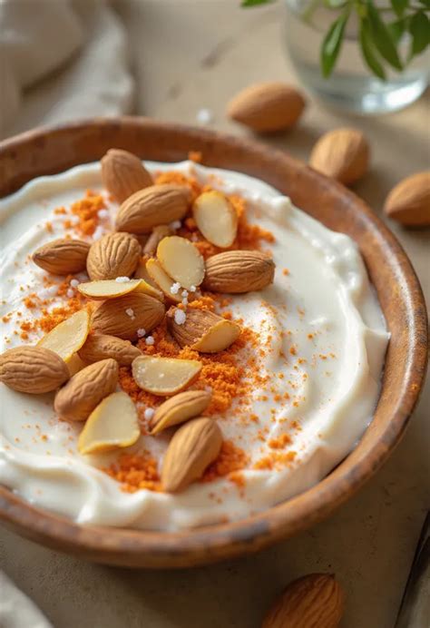 Narancsos-banános-almás joghurt tálalva