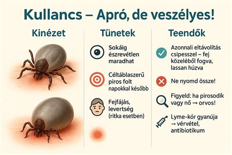A kullancscsípés megelőzése és teendők