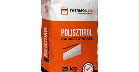 ThermoDam polisztirol ragasztó zsákos kiszerelésben
