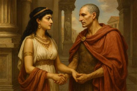 Nagy Sándor, Kleopátra, Julius Caesar ábrázolásai