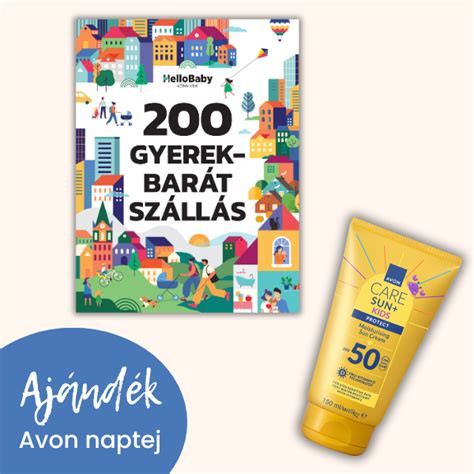 Minyon témájú AVON gyermek naptej