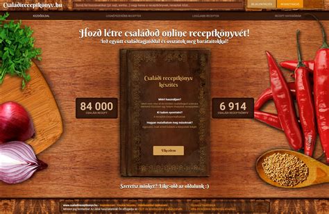 Ételadatbázis és receptkönyv felépítése