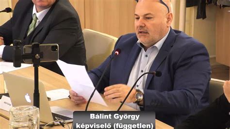 Bálint György a Parlamentben