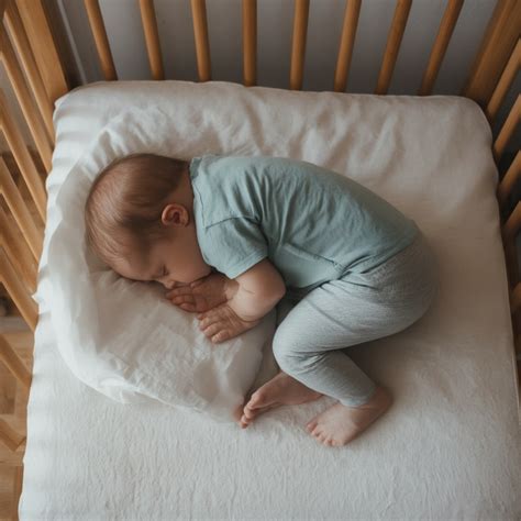 Baba nézi az anyja arcát és mosolyog