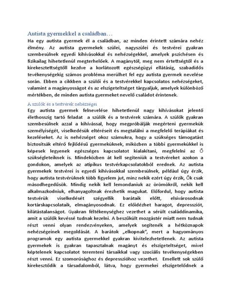 Szakértő team beszélget egy autista gyermek szüleivel