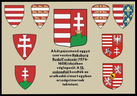 Az Árpád-sávos címer változatai
