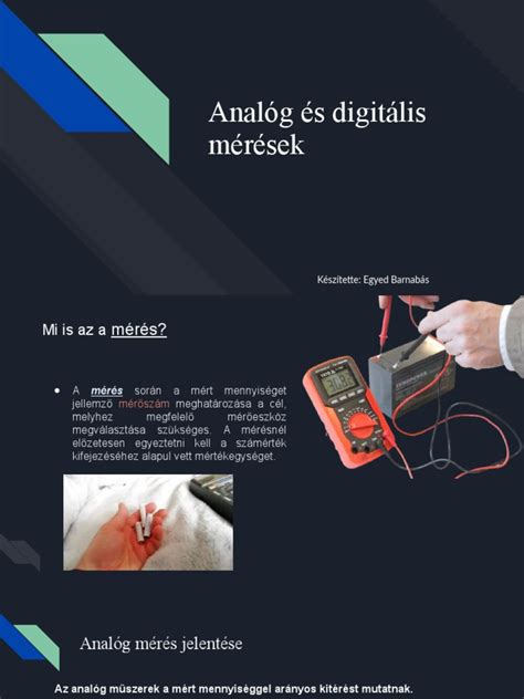 Digitális és analóg nyomásmérők