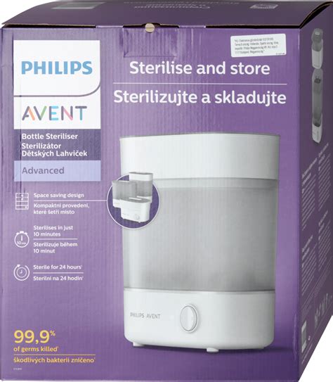 Philips Avent SCF276 digitális gőzsterilizáló működés közben